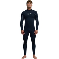 Mens Young Guns 4/3mm Back Zip Wetsuit